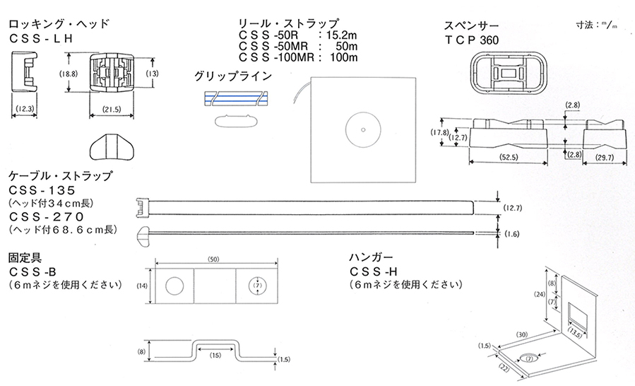 最大46%OFFクーポン ABB デルテック Deltec ケーブル結束ツール サポートシステム CSS-50RS スリムタイプ 15.2m巻