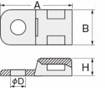 メタルコンテント固定具（ビス止めタイプ）