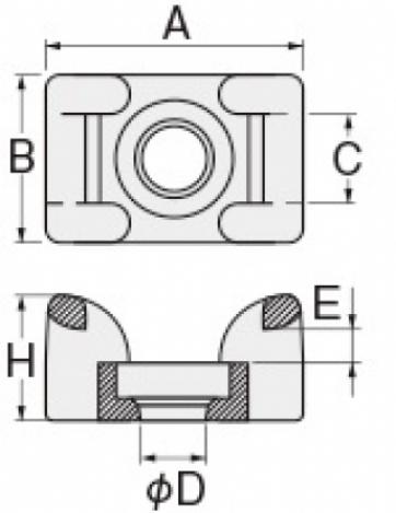 メタルコンテント固定具（ビス止めタイプＫＲ）