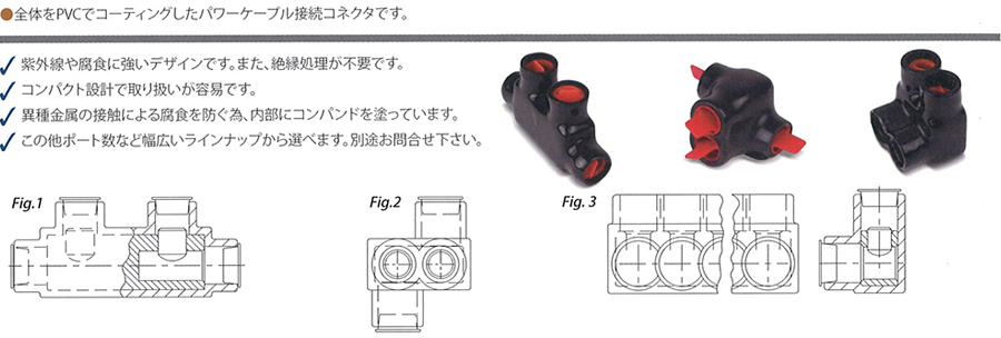 絶縁被覆付コネクタアルミニウム型PVC絶縁コネクタ